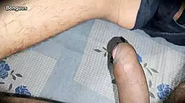 roommate gropes ebony milf during massage leading to wild pussy fuck