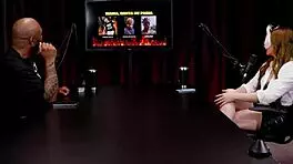 Victoria rubro teases watchers in sheer red swing encounter