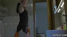 wanna see this sultry teen stretch her virgin twat before getting drilled hard?