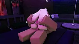 destroying young blonde italian slut's tight ass cum facial blast