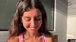 cumwalk after public supermarket facial blowjob 😍💦