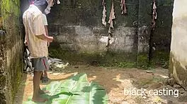 Petite Ebony's Wild Outdoor Kink on Massive Black Cock Thrill