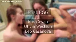 elisa swan takes huge dick first time in bgg threesome