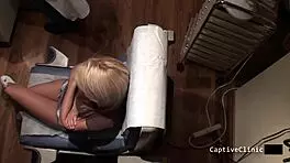 hope harper faces brutal lesbian torment in fetish clinic