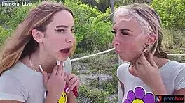 Chloe Temple Khloe Kapri Share Double Vaginal Creampies