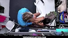 Hot Latina 18+ Shoplifter Fucked By Officer After Deal!