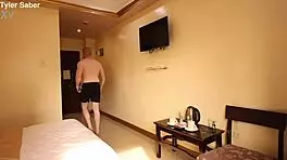 super pretty filipina rides cock for cash creampie