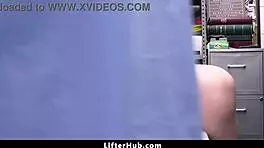 chubby shoplifter faces wild gangbang punishment from officers