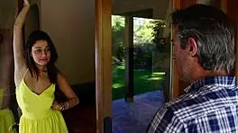 gigi loren GETS FUCKED hard by next-door bachelor with FACIAL finish