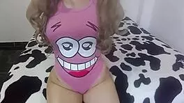 horny latina teen masturbates shaved pussy teasing solo orgasm