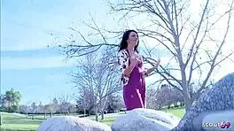 Petite Brunette Street Pickup Casting Fuck Big Dick Ass Fingering Cowgirl