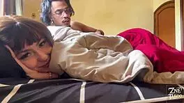 zne taboo faking stepbro girlfriend roleplay with janys free pounding scene