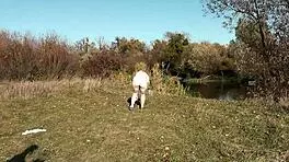 Autumn's Cute Milf Strips for Naked Public Badminton and Doggy Pound