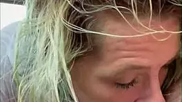 imagine that wet t-shirt hooker slurping cum nonstop in the backseat