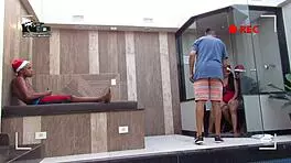 backstage natal scene with rubens badaro wallif santos gets wild