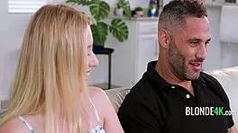 my hot blonde babysitter total pornstar slut seduces