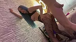 Rough Round Ass Pounding Leads to Slutty Facial Cum Blast