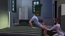 Young Cutie Drops Dirty for Older Stud Blowjob Action!