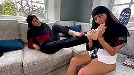 aaliyah yasin curiously faces intense discipline from her strict urdu teacher in class