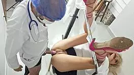 madrasta blindsided at gyno doc fucks her beside stepdaughter cum explosion 🤯🍆