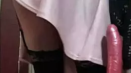 Bisexual Crossdresser Mark Wright Fucks Dildo Then Sucks Ass To Mouth Clean 😈🍆