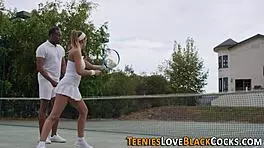 Teen Spunked Hard by Massive Black Cock in HD