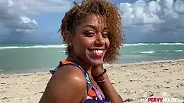 Milu Blaze French Vixen Explores Miami Heat Vibes
