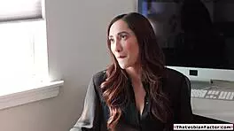 latina wife sneaks lesbian licks with busty colleague