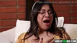 gf's big ass wrecked in taboo threesome with boyfriend's friend