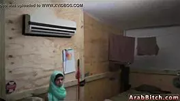 Petite girl buzzes vibrator in shaved pussy army uniform play