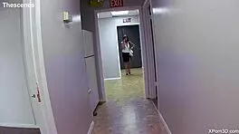 Hot Busty Secretary Sucks and Fucks Boss Big Dick Office