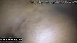 My skinny ebony best friend teases then fucks rough with big cock boyfriend