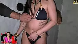 Curious Babe Tries Gloryhole Close-Up Adventure