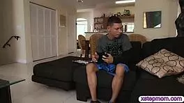 did you catch that big titted milf sucking teen cock during their busted group threesome blowjob