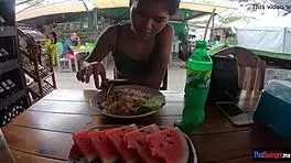 i went for a nice walk at market ate fine breakfast then quickie fuck felt so good