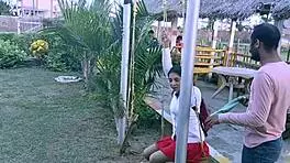 Indian bhabhi punam bends over for servant's deep pussy pounding