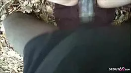 Street whore overwhelmed by emotions from huge black cocks pounding