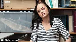 i tied up kylie martin teen thief and roughly fucked her tight pussy with my huge officer cock