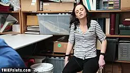 i tied up kylie martin teen thief and roughly fucked her tight pussy with my huge officer cock