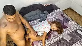 Sexy latina teen anal slut rides cock hard in amateur 1-on-1 frenzy