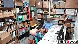 Carolina Sweets pays with her mouth on big cock in garage!