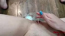 Cherry Adams Fingers Wet Pussy Before Bath Sends Hot Nudes