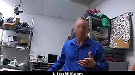 teen shoplifter pounded by milf security pov