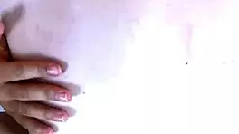 My tight petite tits bounce hard in creampie pounding