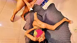 sistya's wet deshi brunette pussy drilled by bf deep