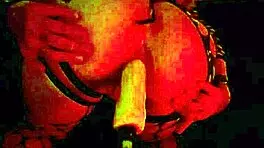 hey this anal fuck machine pounds her tight asshole closeup