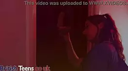 Nurse Greene, suck that anonymous cock at the gloryhole till you swallow!