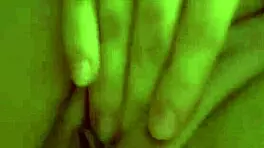 Neighbor enjoys intense POV session with explosive finish