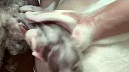 Naughty shower babe stretched by massive black cock