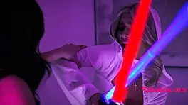 star whores parody with petite blonde skinny teens in taboo california group fun